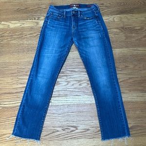 Lucky Brand straight leg jeans (petite or ankle)
